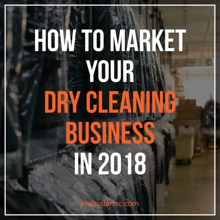How to Market Your Dry Cleaning Business in 2018