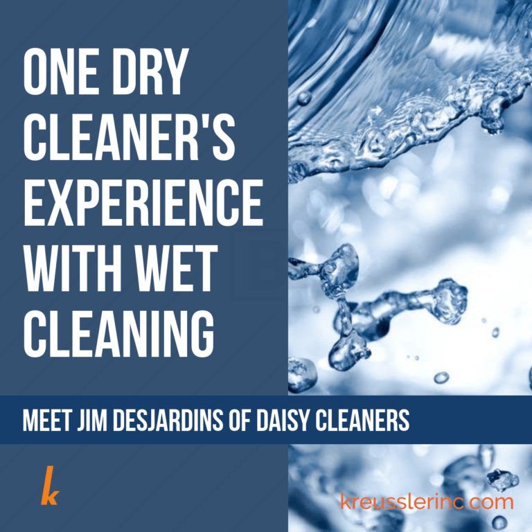 One Dry Cleaner’s Experience with Wet Cleaning