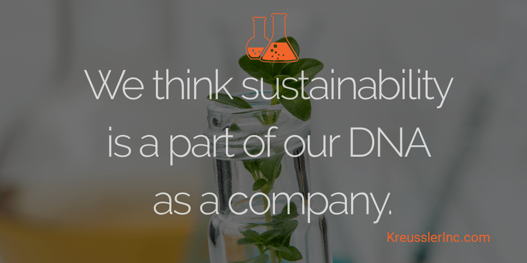 Sustainability is part of our DNA