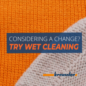 Change to wet cleaning